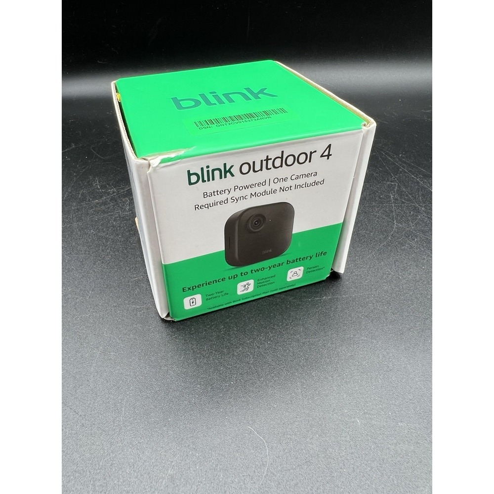 Blink Outdoor 4 Wireless Camera Two-Way Talk Add-On Camera Black